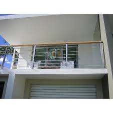 As it turns out, installing stair railing is easy and well within the skill set of even the most basic diy home remodeler. China American House Design Balcony Fence Carbon Steel Post Railing With Wood Handrail China Steel Railing Solid Rod Railing