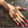 The most recent pattern in mehndi plans is designs which resemble gems. 1