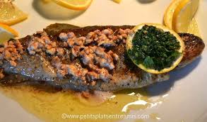 Truite Meuniere Aux Noisettes Truite Meuniere Truite Recette Facile