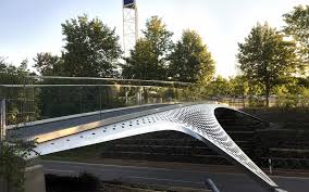Footbridge Trumpf Schlaich Bergermann Partner In 2020 Footbridge Pedestrian Bridge Bridge Structure