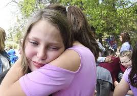 Crescent Elementary honors student with butterfly release