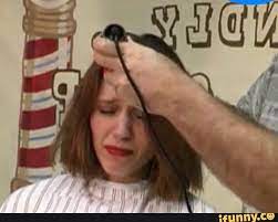 Picture Memes Xjkmtlom5 By Sheared 2 Comments Ifunny Forced Haircut Shaved Hair Women Punishment Haircut