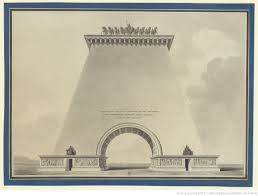 Porte Triomphale Architecture Classique Croquis Architecturaux Bibliotheque Nationale De France