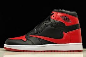 2019 Travis Scott X Air Jordan 1 High Og Banned Black Varsity Red White 555088 001 Air Jordans Jordan 1 High Og Air Jordan Shoes