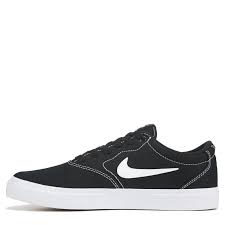 Nike Mens Nike Sb Charge Skate Shoes Black White