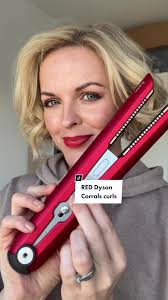 Styling bob hairstyle with the RED #dysoncorrale ♥️ available at @qvcuk  #hairstyling #hairtutorial #bobhairstyle #flatironcurls #straightenercurls  #easyhairtutorials #hairstyles #over40 ...