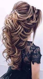 Taut Hairstyle With Accessories For Engagement Brides Hair Styles Engagement Hairstyles Wedding Hairstyles Bride