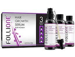 Some use hair serum as a detangler after hair washing, or even as a thermal protectant. Follione Hair Growth Anti Hair Loss Serum For Women Hair Loss Treatment For Women Regenerates And Strengthens Hair Anti Hair Loss L Month Pack Works Naturally And Effectively Amazon De Beauty