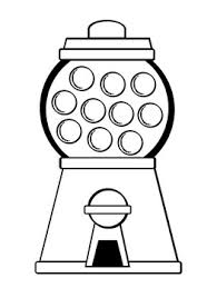 Printable coloring pages for kids. Gumball Machine Coloring Pages Freebie By Pink At Heart Tpt