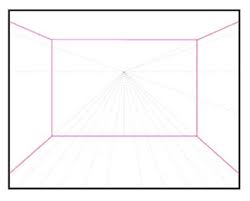 Easy How To Draw A One Point Perspective Room And Coloring Page