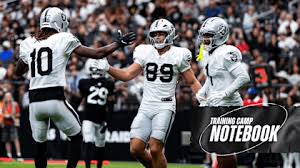 Raiders mock game action