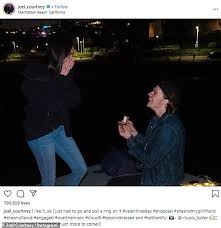 This is joel & courtney | engagement by nice & blue wedding films on vimeo, the home for high quality videos and the people who love them. The Kissing Booth S Joel Courtney Gets Engaged To Girlfriend Mia Scholink Daily Mail Online