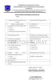 Contoh Surat Perintah Perjalanan Dinas Perusahaan Kumpulan Surat Penting
