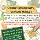 Wailuku Community Farmers Market event image