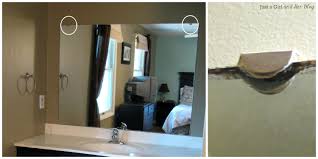 Oct 31, 2012 · fill in the space above the holder at the bottom of the mirror with scrape material, ie, left over flooring material from some other project maybe even strips of thick cardboard. Diy Framed Mirror