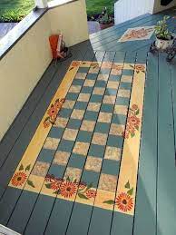 40 Creative Wood Floor Paint Decoration Art Works Painted Porch Floors Painted Wood Floors Painted Floors