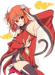 fujimaru ritsuka, sun wukong, and fujimaru ritsuka (fate and 1 more) drawn  by nm222 | Danbooru