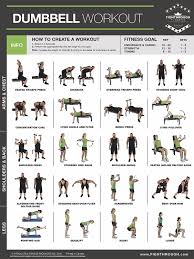 dumbbell workout poster fighthrough fitness