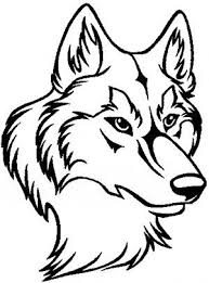 Outline Of A Wolf Head Search Wolf Outline Wolf Face Ecology Art