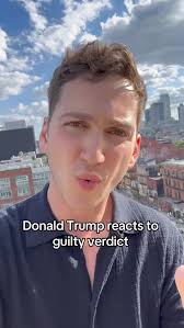 Donald Trump reacts to guilty verdict