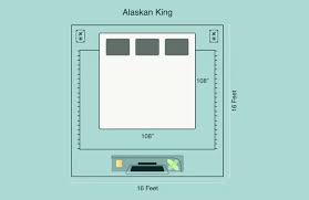 Alaskan King Bed Sizes Dimensions