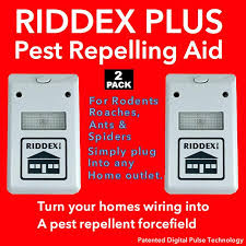 This is without a doubt the worst product. Riddex Plus Pest Repeller For Rodents Roaches Ants And More Set Of