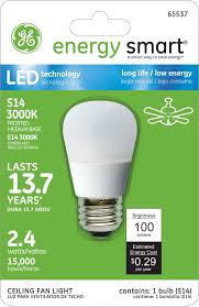 Ge Lighting 65537 Energy Smart Led 2 4 Watt 15 Watt Replacement 100 Lumen S14 Light Bulb With Medium Base 1 Pack Ge Lighting Light Bulb Fan Bulbs