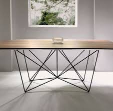 This Looks Exactly Like Something A Dear Friend Of Mine Would Create He D Love This Dinning Table Design Modern Dinning Table Geometric Table