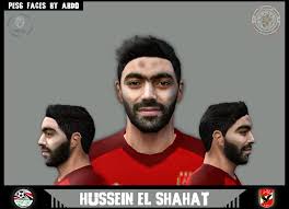 فيديو | تاريخ حسين عبد الغني لا يمنحه الشجاعة لمواجهة لاعبي النصر. Pes6 Hussein El Shahat Face Hd By Abdo Pes Patch