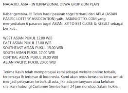 Asian Lotto Kegembiraan Pengikut Bet