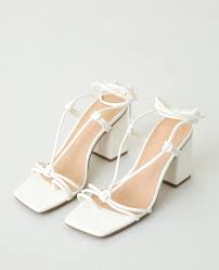 Check spelling or type a new query. Sandales A Talons Avec Lacets Blanc 918688905a09 Pimkie