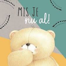 Pin Van Brigitte Op Ik Mis Je Knuffel Citaten Kaarten Wenskaarten