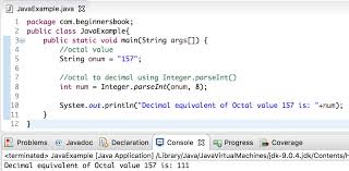 Java Octal To Decimal Conversion With Examples