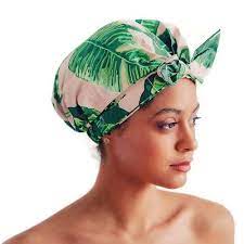 Satin Sleep Bonnet Black Shower Cap Luxury Shower Cap Hair Wrap Diy