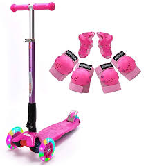 Amazon Com Chromewheels Scooters For Kids Deluxe Kick Scooter Foldable 4 Adjustable Height 1 Baby Girl Toys Best Gifts For Girls American Girl Doll Furniture