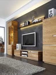 wohnwand aus massivholz wohnen wohnzimmerwand wohnzimmer tv