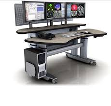 Radiology Desk Pacs Workstation Ergotrac Adjustable Computer Desk