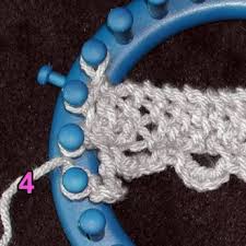 Maybe you would like to learn more about one of these? Loom Knit Lace Edging Tutorial Loom Knitting Tutorial Loom Knitting Loom Knitting Patterns