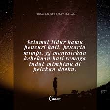 Kata Kata Ucapan Selamat Malam Terbaik Dengan Gambar Canva