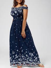 Cold Shoulder Plus Size Long Floral Dress Floral Dresses Long Plus Size Maxi Dresses Women Cheap Dresses