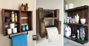 Realizzate il vostro personale accessorio per bagno rustico: Arredare Il Bagno Riciclando I Pallet 20 Idee Per Ispirarvi