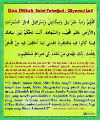 Sholat tahajud adalah shalat sunnah yang dikerjakan saat waktu malam antara isya dan subuh. Doa Solat Tahajud Jakim
