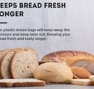 Homemade Bread Bags 50 Plastic Bread Bags 6x28 Inch - Clear ...