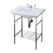 Our bathroom frames and cabinet legs are specially made for the different series of our bathroom furniture. Kohler Memoirs Table Legs Only In Polished Chrome K 6880 Cp The Home Depot