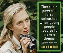 30 Jane Goodall Quotes Compassion Is Language Sayingimages Com Jane Goodall Quotes Jane Goodall Historical Quotes