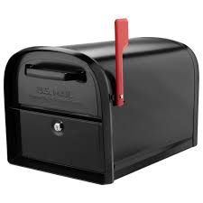 Architectural Mailboxes Oasis 360 Locking Parcel Mailbox With 2 Access Doors Black 6300b 10 The Home Depot In 2020 Architectural Mailboxes Large Mailbox Mounted Mailbox