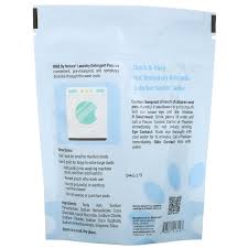 Tide pods laundry pacs dissolve quickly in hot & cold. Mild By Nature Laundry Detergent Pods Unscented 10 Loads 0 39 Lbs 177 G Iherb