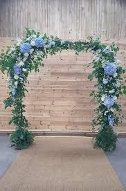 White And Blue Wedding At Chafford Park Kent Jennifer Pinder Kent Wedding Flowers Blue Themed Wedding Wedding Arch Greenery Wedding Arch Flowers