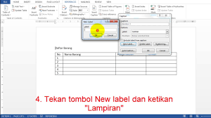 Cara Membuat Daftar Lampiran Secara Otomatis Di Word 2013 Youtube