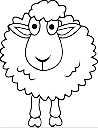 Some of the sheep have very thick and fluffy wool on them, while others not so much. Sheep Coloring Page To Print Coloringbay
